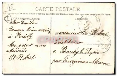Gien (Loiret) — Bords de la Loire — Collectie L. Marchand, Sully-s-Loire, n°312 — Achterkant