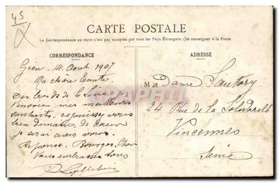 Gien (Loiret) - Ogólny widok - Wydawca L. Marc, nr 1730 — Rewers