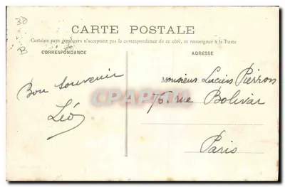 Grenoble — Widok ogólny i Alpy — Le Taillefer — Wydawca Le Taillefer, n° 151 — Rewers