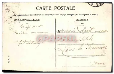 Grenoble — L'Île Verte, l'Isère et les Alpes. — Rewers