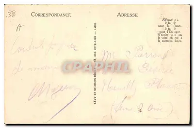 Grenoble — Ogólny widok i Moucherotte z perspektywy Ste-Marie d'En-Haut — LL — Rewers