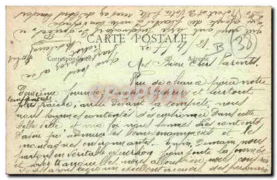 Grenoble — Ogólny widok i Cours Saint-André — B.F. wydawca — Rewers