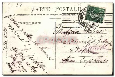 Grenoble — Vista Geral e a Cadeia dos Alpes. — Verso
