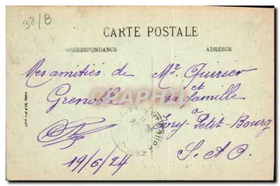Grenoble — Plac Viktora Hugo — Forty — LL. — Rewers