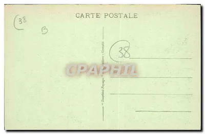 Grenoble - O Ponte da Bastilha e o Néron — Editor Dauphinois-Poste — Verso