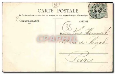 Grenoble — Ogólny widok i łańcuch Alp — Chiché A. V., Zbiór L. P., Grenoble — Rewers