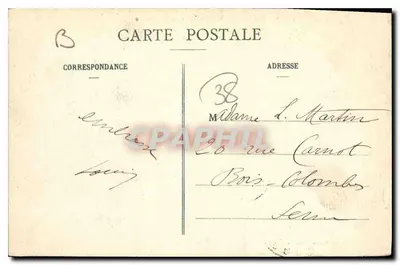Grenoble - Ogólny widok i Moucherotte — Wydawnictwo G. Republika Francuska — Rewers