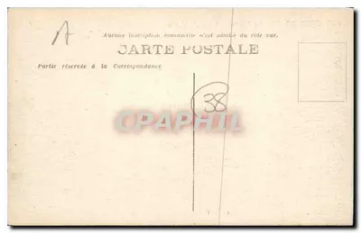 Grenoble — O Museu — Praça de Verdun — Editor CL.A.V. n° 033 — Verso