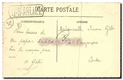 Grenoble — Widok na rzekę Isère i Święty Eynard — LL — Rewers