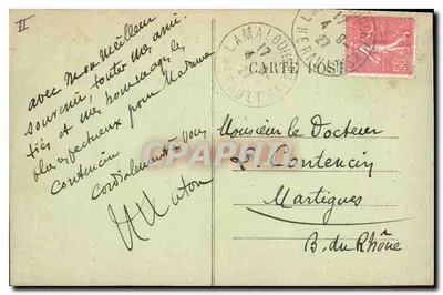 Lamalou-les-Bains — Vista generale — Henriault, n° 311 — Verso