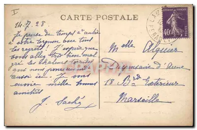 LAMALOU-le-HAUT (Hérault) — Cascada en el Petit Vichy — Editor Negrier Pons, Bestors — Reverso