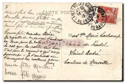 Ponte de Tarrassac — Environs de Lamalou-les-Bains — Editor não identificado — Verso