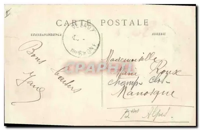 Roquefeuille - A Estrada (Saída da Estação) — P. Rousse, editor, Marselha, n° 4896 — Verso