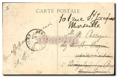 Roquefauvour — A Estrada e o Ponte — Coleção Jaussaud, Aix — Verso