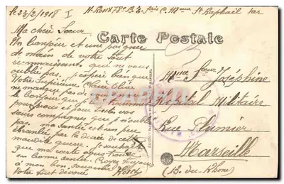 Wnętrze Kościoła Najświętszej Maryi Panny Zwyciężczyni — St-Raphaël — Wydawnictwo P. BONNET — Rewers