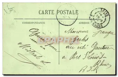 Okręgi Arles — Mont-Major — Ruiny klasztoru — LL. — Rewers