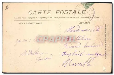 Roquefavour — Drogę i most — wydawca A. Lecuyer de Phototype Guenand, nr 171 — Rewers