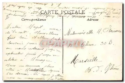 Roquefavour – Panoramiczny widok na akwedukt – Martinet, Aix en Provence — Rewers