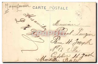 Roquefeuour — Entrata dell'Eremo — Edizione Bertrand — Foto Garnier — Verso