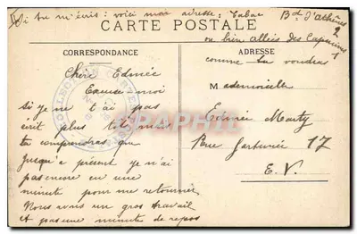 Marsylija — Aqueduk Roquefavour — wydawca Moulot — Rewers