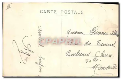 Roquefavour — Parque do Estabelecimento ARQUIER — Edição Agnél, Foto Garnier — Verso
