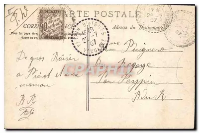 Roquefavour - L'Arc - Most kolejowy — Fototypia E. Lacour - Marseille 2464 — Rewers