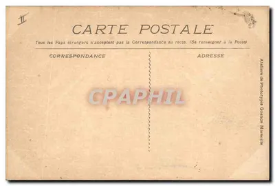 Roquefavour - A Estrada e o Ponte — Atelier de Phototypie Quenante Marseille — Verso