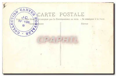 Roquefavour — A Chegada do Côté d'Aix — Fototipia E. Lacour, Marselha, n° 390 — Verso