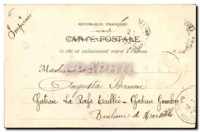Roquefavour - 453 - A Estrada de Aix — Fot. Lacour Manneille — Verso