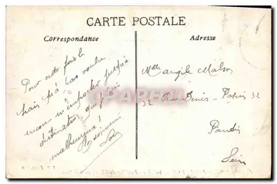 Arredores de AIX EN PROVENCE — Valabre — Pavilhão de Caça do Rei René — J. B. Bouts, editor — Verso