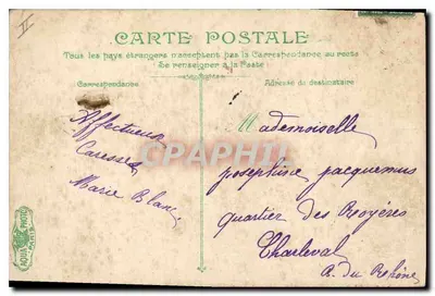 Aix-en-Provence — Paleis van Justitie — uitgever L.V.A.C. — Achterkant