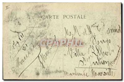 Roquefavour — La Grande Chute — (Le Gouffre) — Wydawnictwo Blane, nr 1344 — Rewers