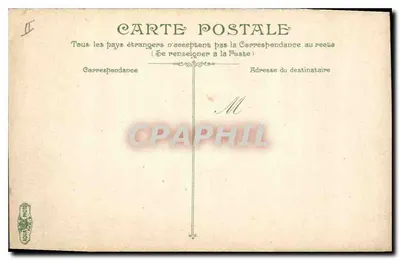Aix-en-Provence — Fontaine d'Argent avec homme assis — éditeur L. Gage, n° 2644 — Verso