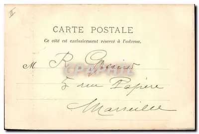 Aix-en-Provence — Igreja de Sainte-Madeleine — Praça dos pregadores — Germannet, editor, Aix — Verso