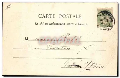 Aix-en-Provence — La Fontaine de la Rotonde — C. Martinet, editore — Verso