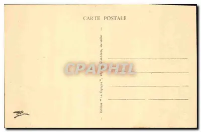 Marseille — Park Borély — Wydawnictwo La Cigogne, Glandèves — Rewers