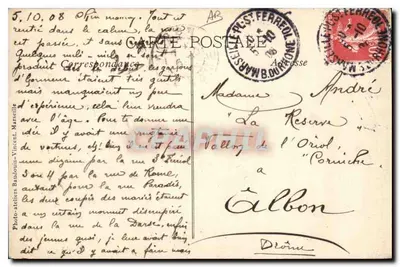Exposição Internacional de Eletricidade — Marselha, 1908 — Foto-Atelier Badalouin-Vincent — Verso