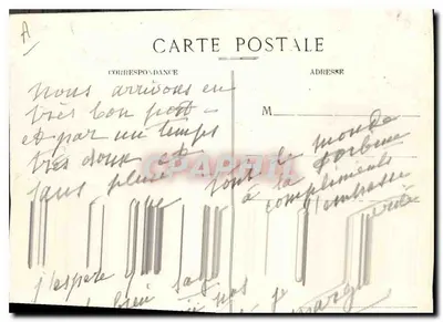 Marselha — N.-D. da Guarda — Pelerinagem dos Primeiros Comunhantes — Verso