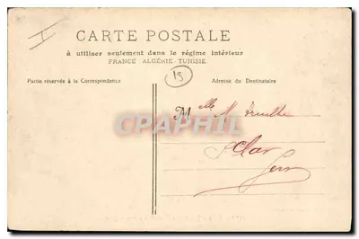 Arles - Farandole Provençale nas Arênes — Editor L. Léon, Marselha, n° 2177 — Verso