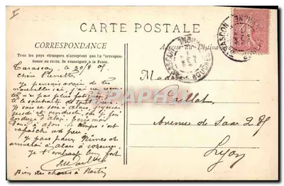 Arles — Areny — Widok z Zewnątrz — Fototypia C. Lacroix, Marsylia — Rewers