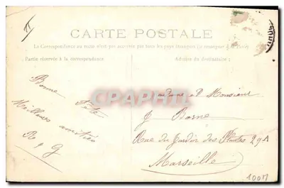 Arles — Trem L'Arastré (ou Trem de Mulet) — Foto. Douzon, óptico, Arles-sur-Rhône — Verso