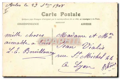 Arles — Areny. Widok z wnętrza. — Rewers