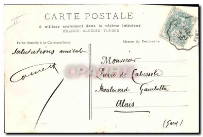 Arles - Een Amateurswedstrijd in de Arenen — Fototip. E. Lacour — Marseille — Achterkant