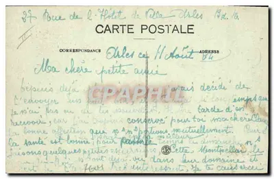 Representação de Mireille nas Arquibancadas de Arles — edição não identificada — Verso