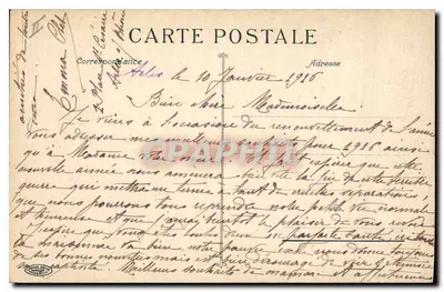 Arles — Les Arènes (bieg z bykiem) — Wydawca nieznany, numer serii nie widoczny — Rewers