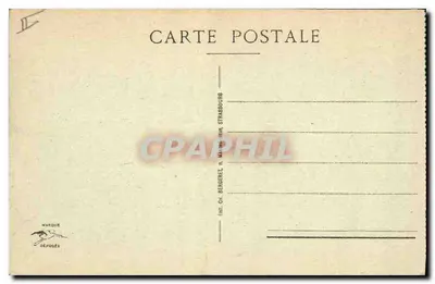 Mulhouse - Lefèvre Kasernesi (Almanya'nın 112. Piyade Alayı'nın Eski Kasernesi) — 38. Seri — Yayımcı Bergeret, Strasbourg — Arka yüz