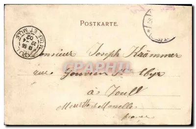 Strasburg — Katedra Najświętszej Maryi Panny — Dr. zig. 2119 — Rewers