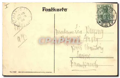 Colmar - Część belm - Pomnik Rösselmanna — Rewers