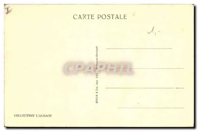 Colmar — Maison des Têtes — Braun & Cie, Imp. Dornach — Rewers