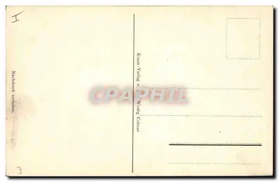 Escher am Polizeigebäude — Colmar i. Els. — Kunst-Verlag v. Max Wettig — Verso